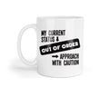 Out Of Order Mug & Coaster Set Funny Sarcastic Birthday Office Boss Coffee Gift