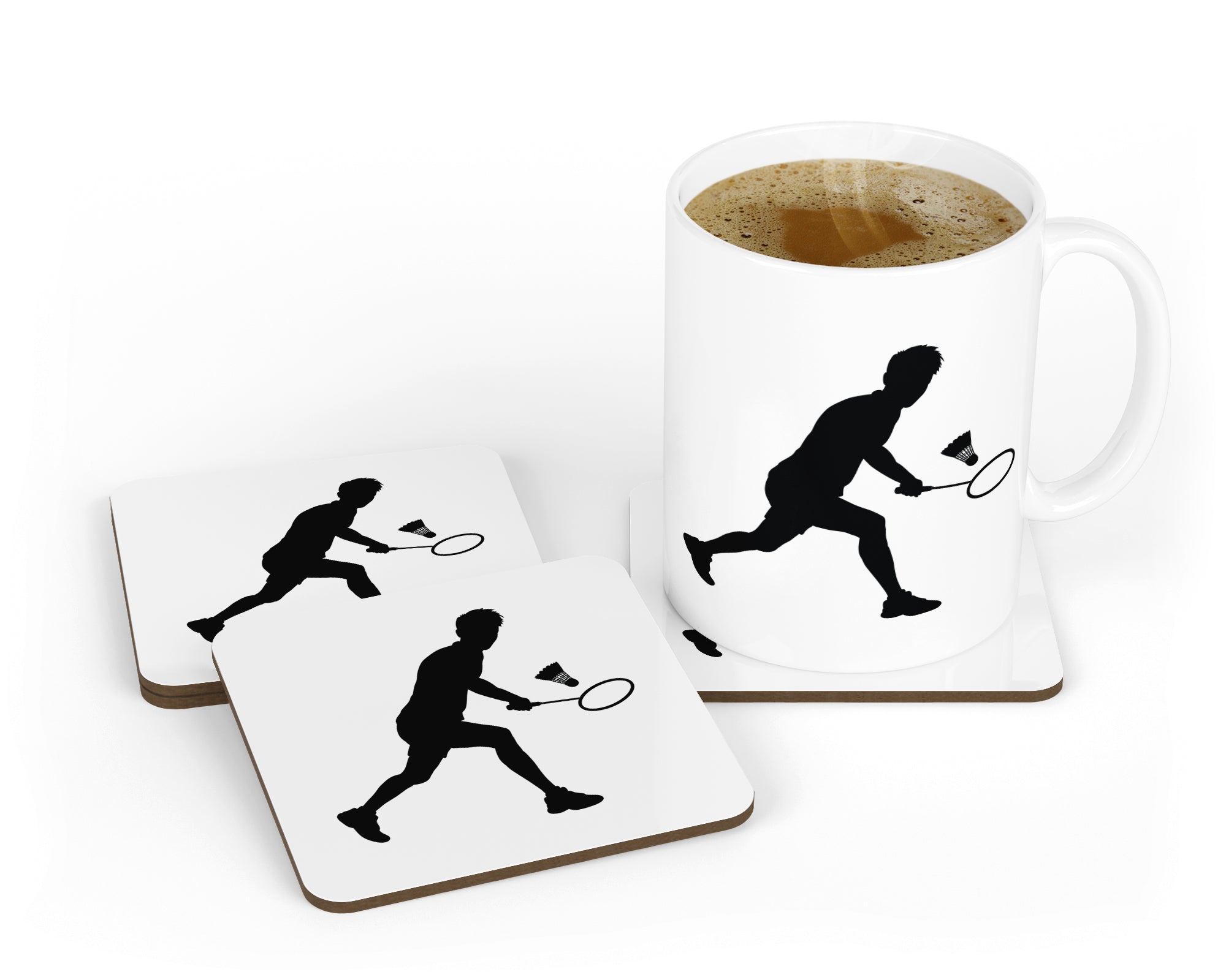 Funny Badminton Player Mug – Novelty Sports Coffee Cup Gift for Badminton Lovers, Coach, Player