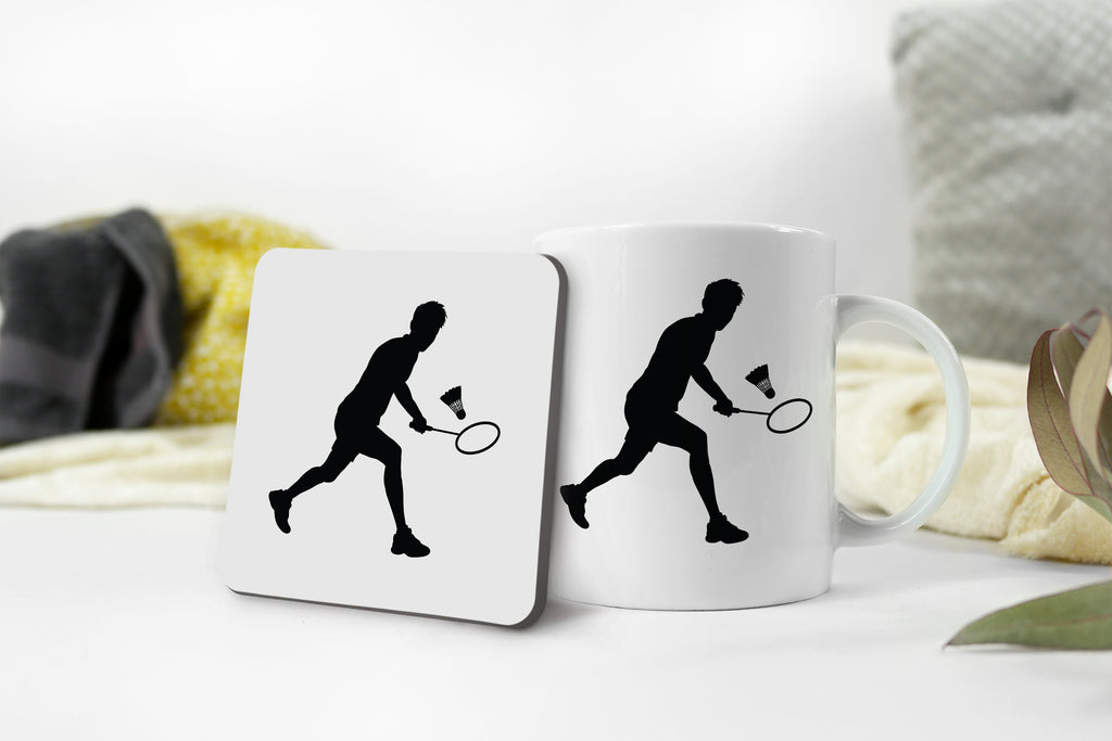 Funny Badminton Player Mug – Novelty Sports Coffee Cup Gift for Badminton Lovers, Coach, Player